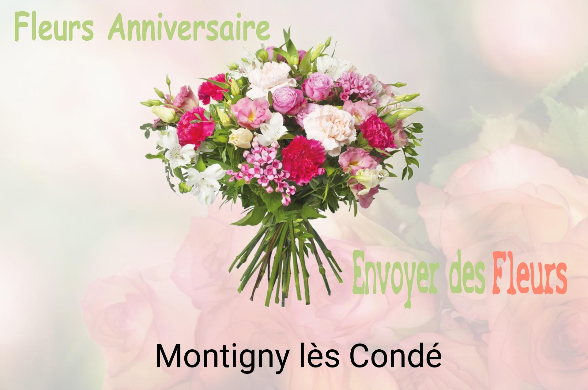 Bouquet de fleurs d’anniversaire livré à Montigny-lès-Condé