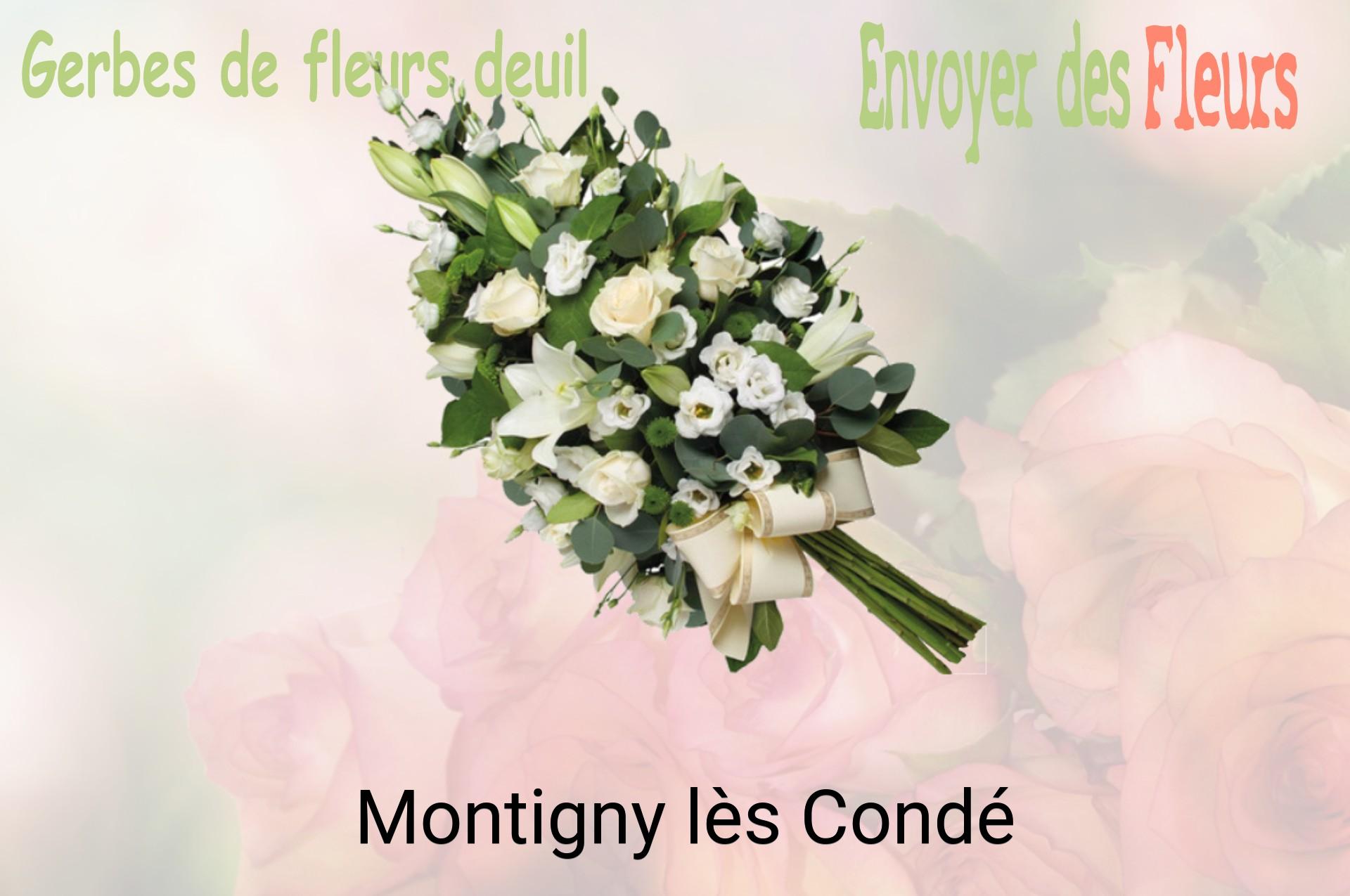 Gerbe de fleurs de deuil livrée à Montigny-lès-Condé