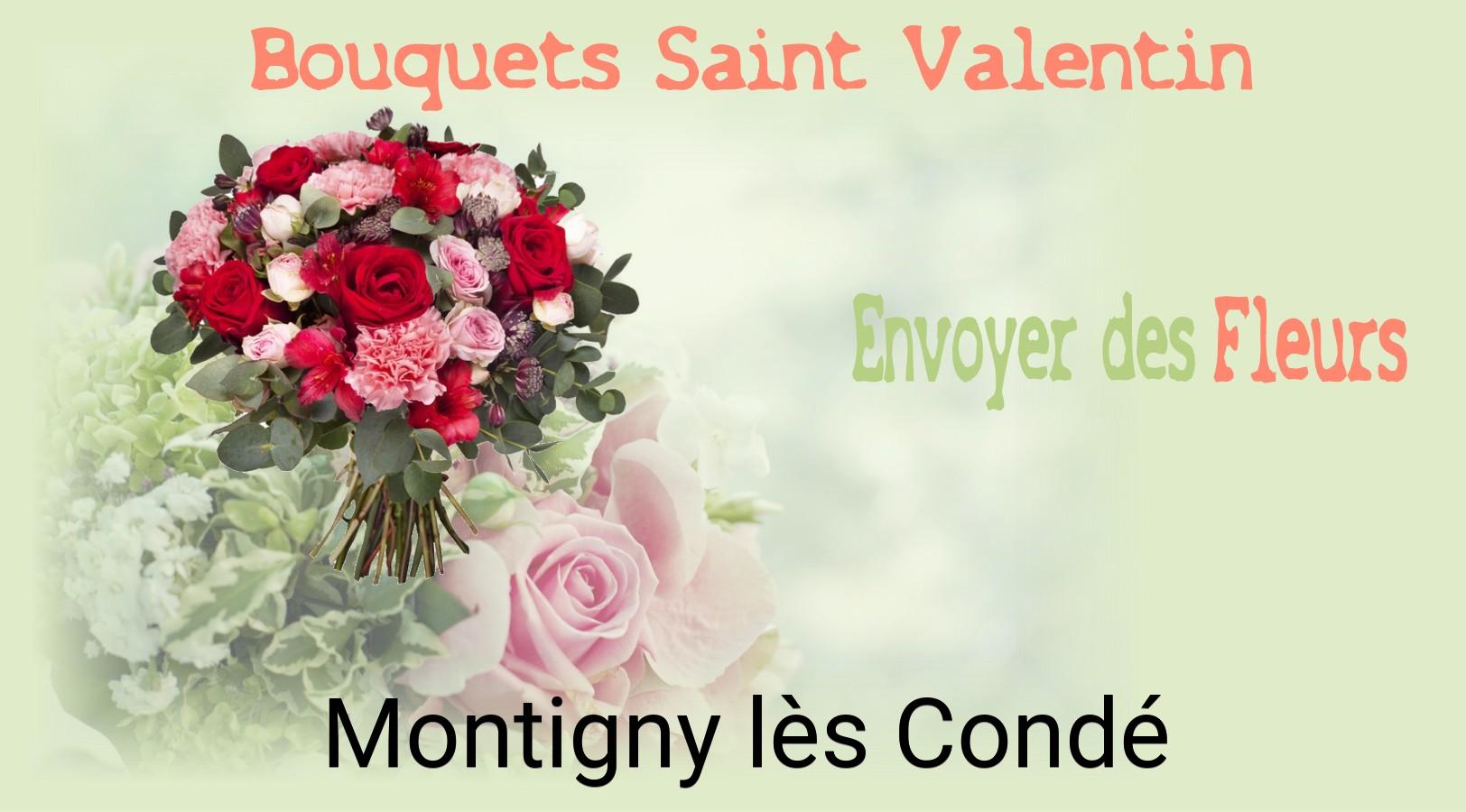 Roses de Saint-Valentin livrées à Montigny-lès-Condé